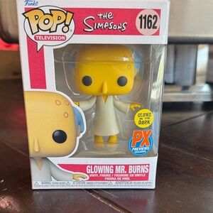 Funko The Simpsons Yellow Glowing Mr. Burns Figure
